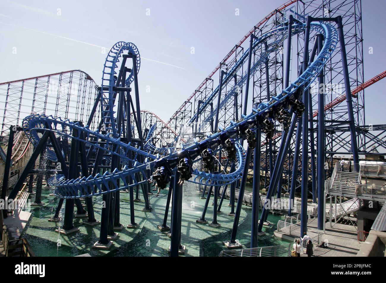 The New Infusion Roller Coaster At Blackpool Pleasure Beach Blackpool the-new-infusion-roller-coaster-at-blackpool-pleasure-beach-blackpool