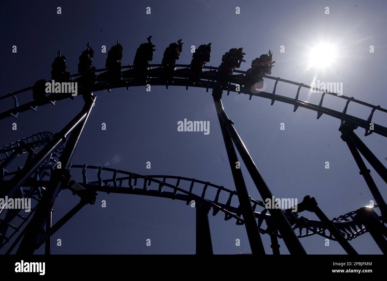 The new Infusion roller coaster at Blackpool Pleasure Beach