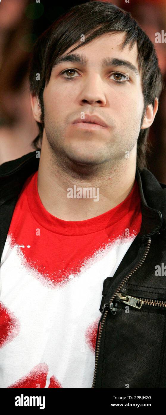 Peter Wentz of the band Fall Out Boy appears on MTV's Total Request