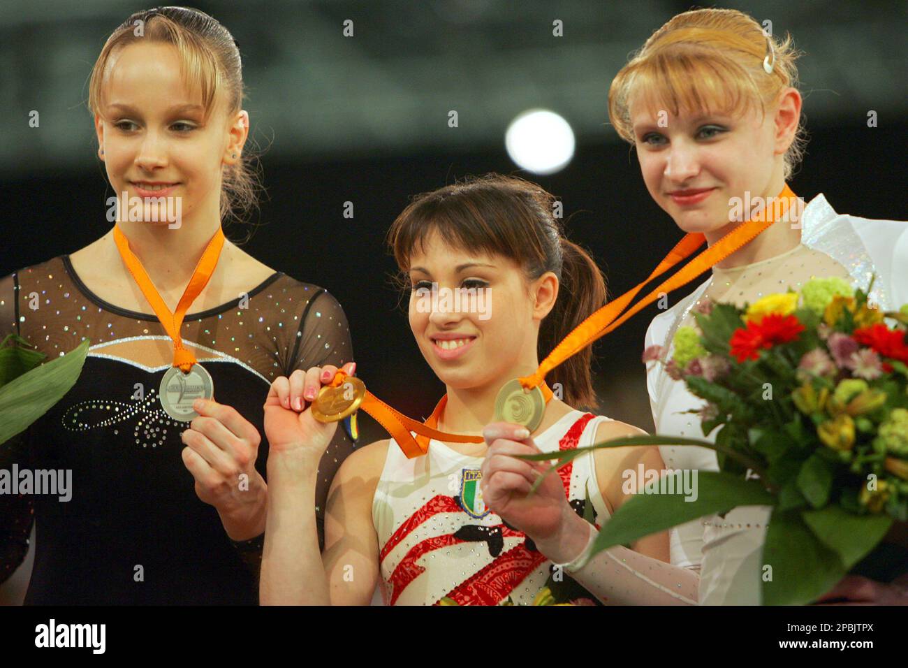 New European Champion individual allround, Vanessa Ferrari of Italy ...