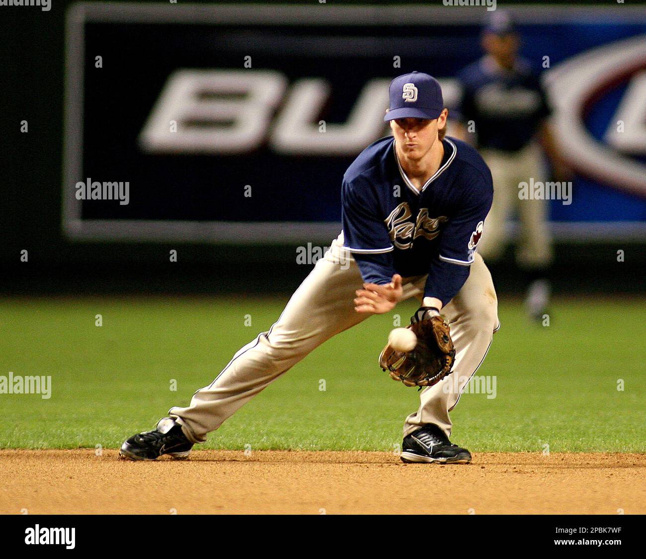 San Diego Padres shortstop Khalil Greene makes the play to first base for  the out against the Arizona Diamondbacks during a baseball game on Tuesday,  April 24, 2007, in Phoenix. Greene went