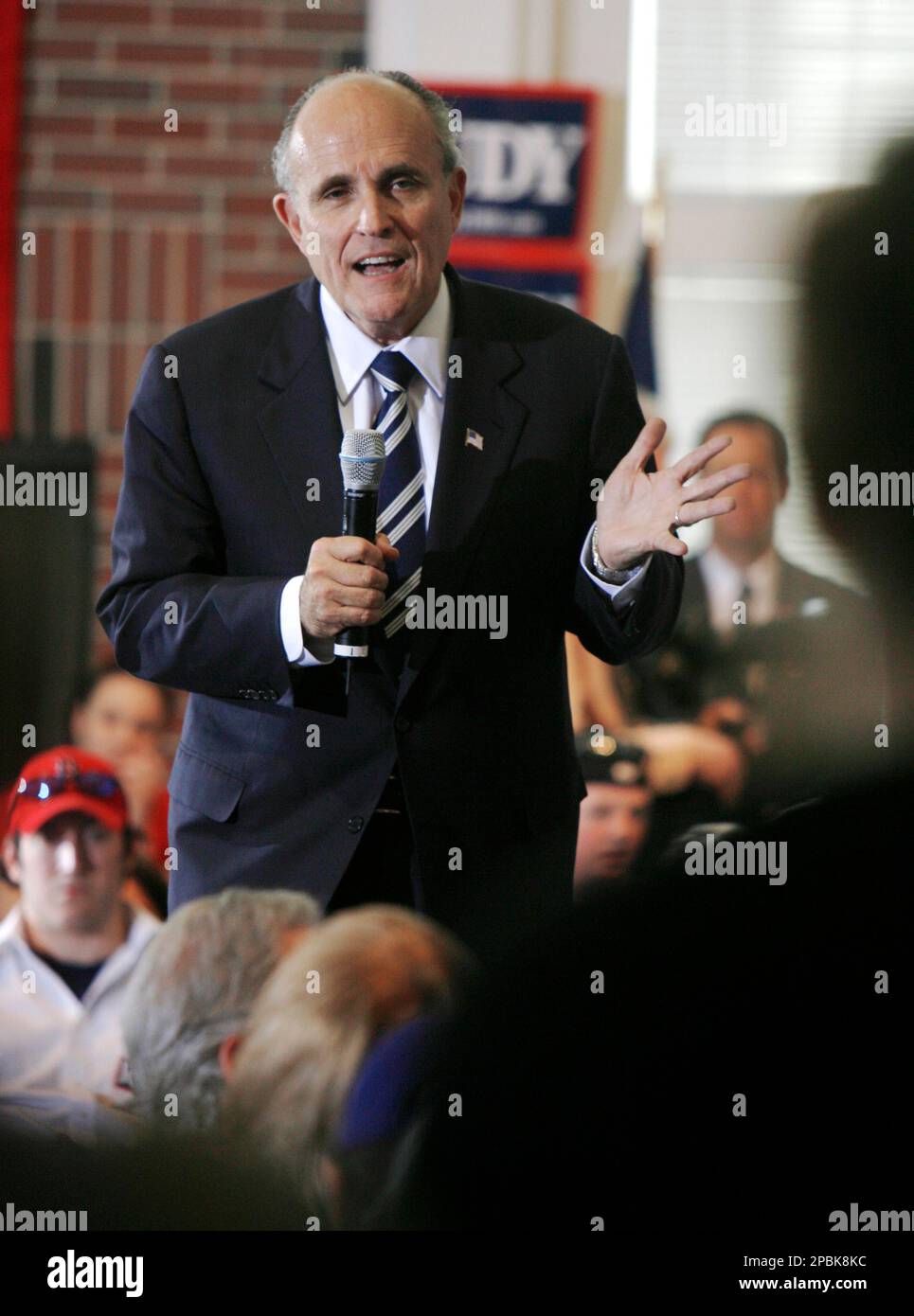 Republican presidential hopeful, former New York Mayor Rudy Giuliani