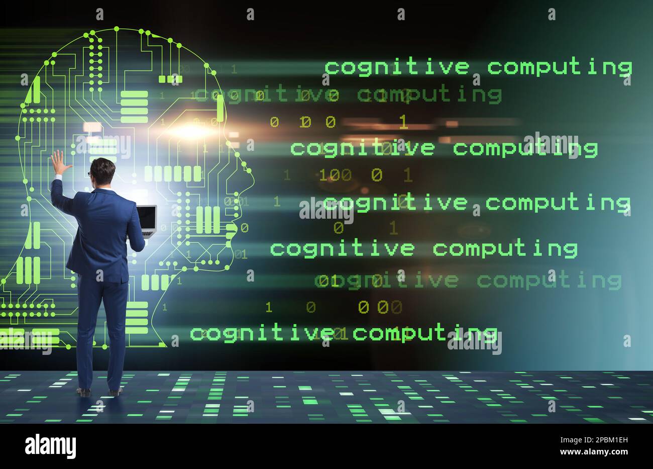 The cognitive computing and machine learning concept Stock Photo - Alamy