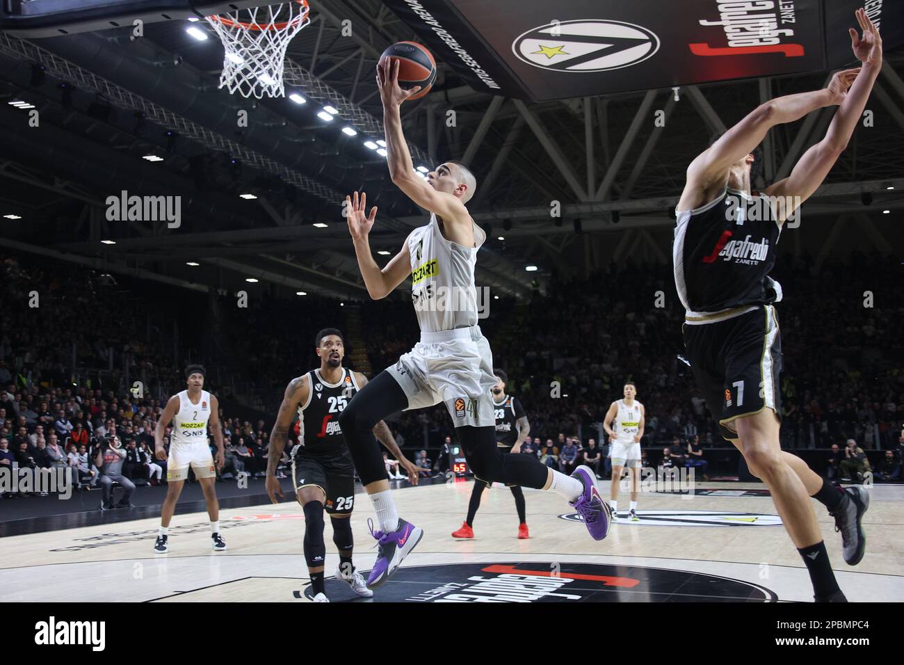 Yam Madar Partizan Mozzart Bet Belgrade during the Euroleague