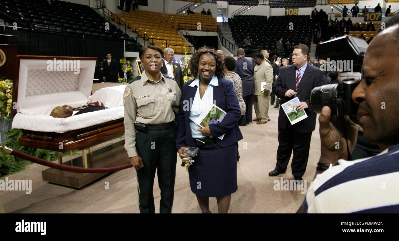 Deputy Mattie Houston, left, and Pam Mardis are photographed by the