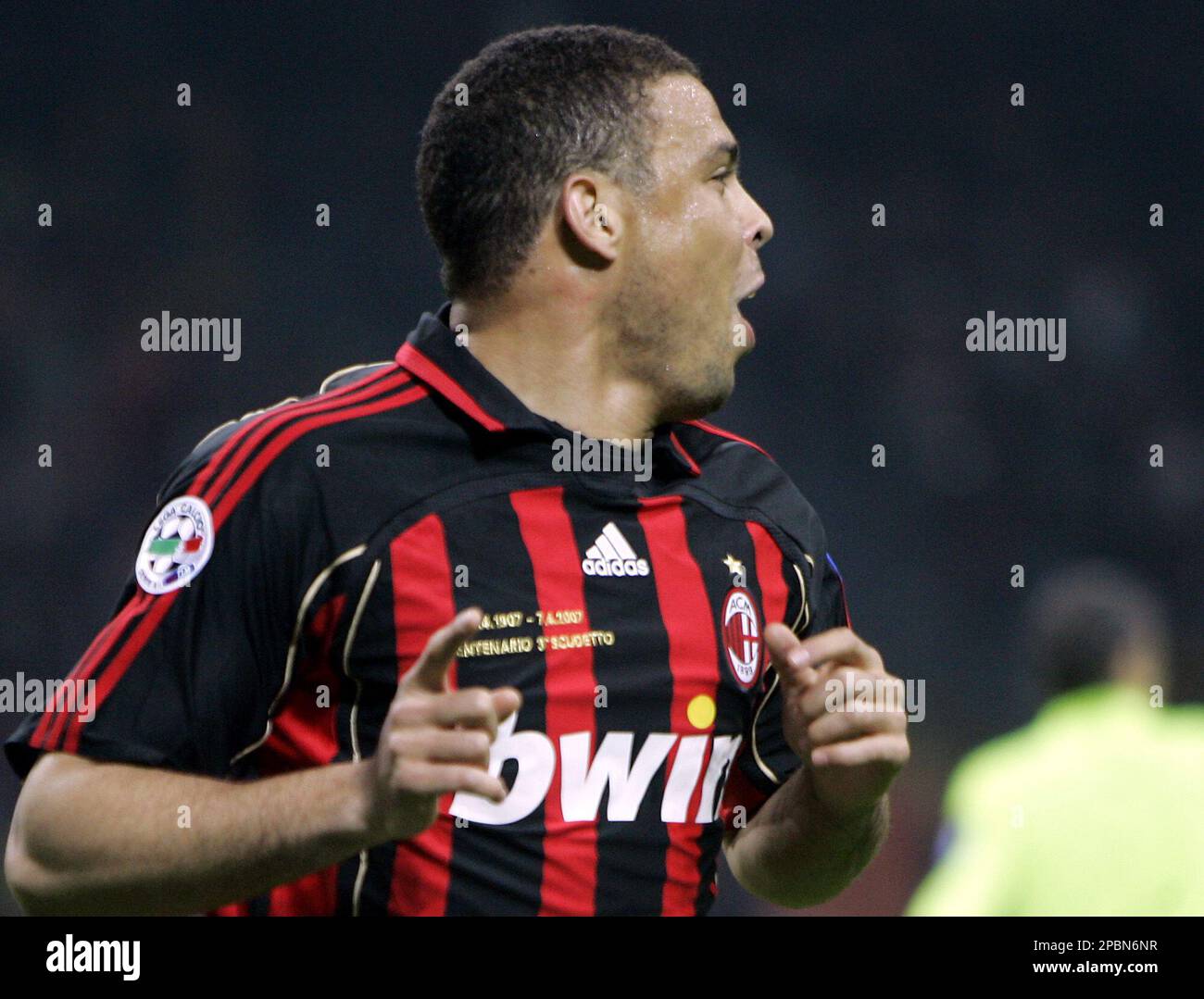 Ronaldo, Gattuso, Gilardino, AC Milan v Empoli