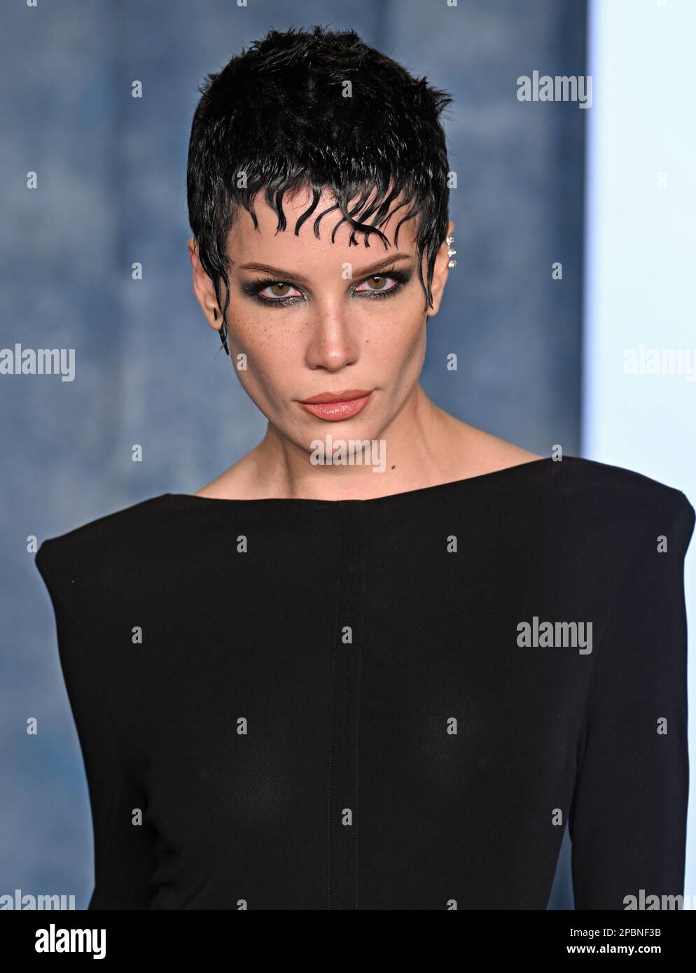 Halsey attending the Vanity Fair Oscar Party held at the Wallis ...
