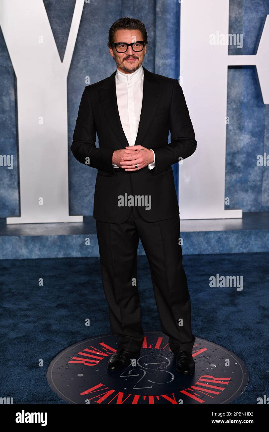 Pedro Pascal attending the Vanity Fair Oscar Party held at the Wallis
