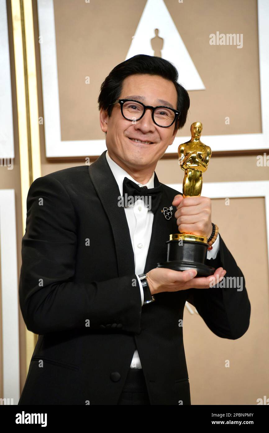 Los Angeles, Ca. 12th Mar, 2023. Ke Huy Quan in the press room at the ...