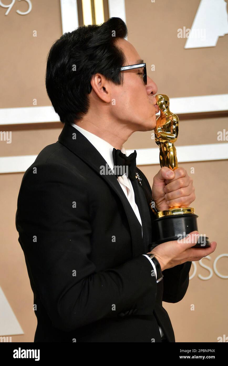 Los Angeles, Ca. 12th Mar, 2023. Ke Huy Quan in the press room at the ...