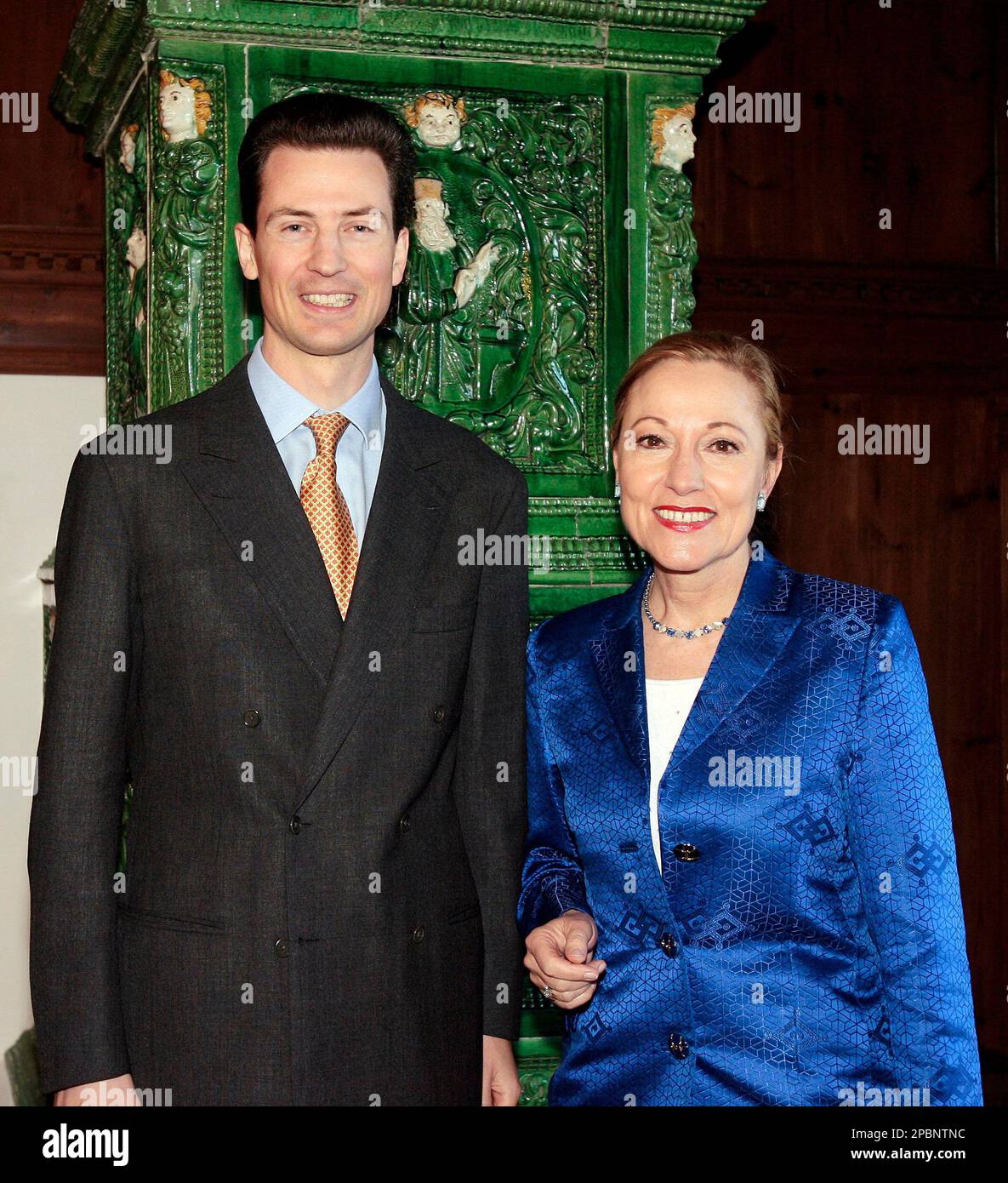 Austrian Benita Ferrero-Waldner, right, EU Commissioner for External ...