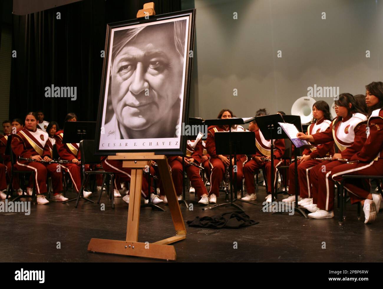 "Cesar Vive," a portrait of the late labor and civil rights activist ...