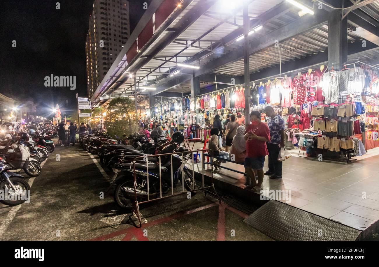 Asean night bazaar (market) Hat Yai Southern Thailand Stock Photo Alamy