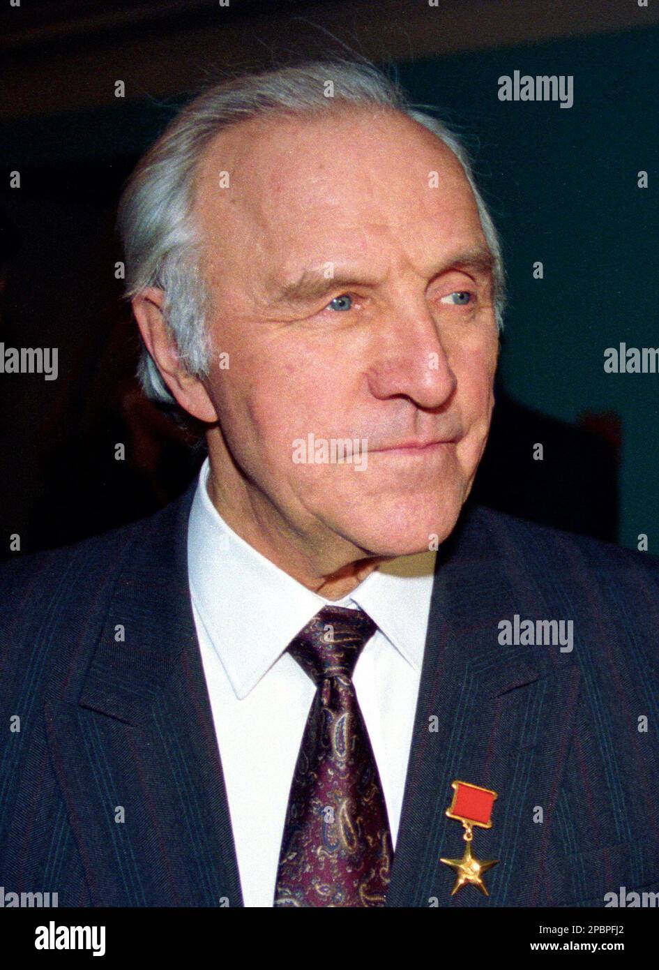 ** FILE ** Famous Russian actor Mikhail Ulyanov is seen in Moscow in ...
