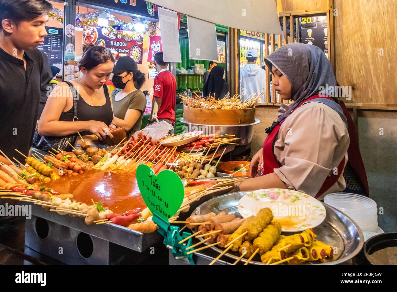 Asean night bazaar (market) Hat Yai Southern Thailand Stock Photo Alamy