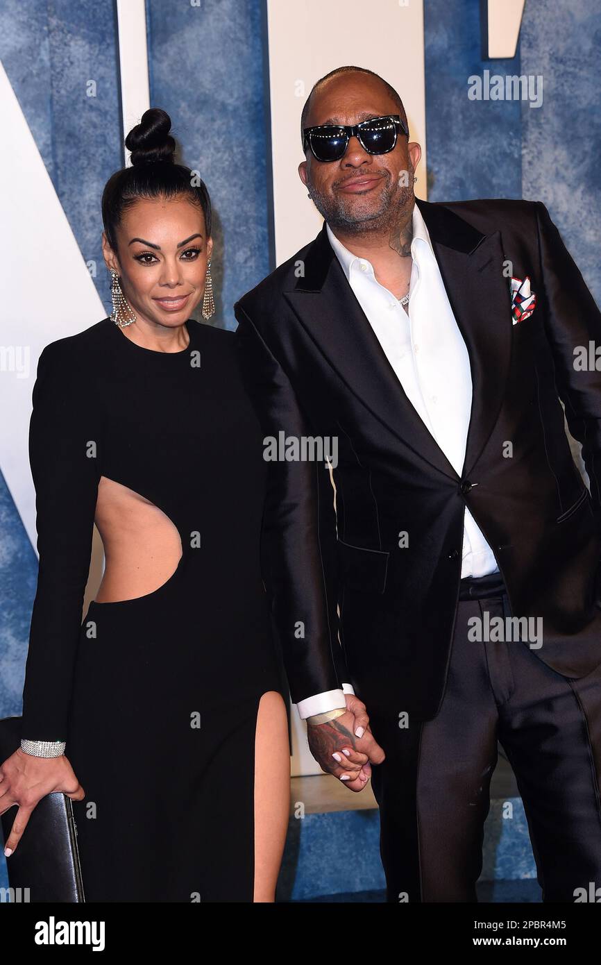 LOS ANGELES MAR 12 Brandi Padilla, Kenya Barris at the 2023 Vanity