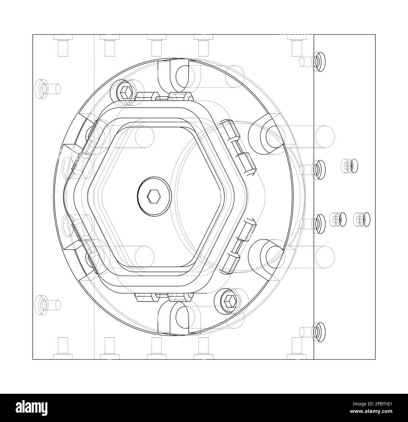 Abstract industry object concept Stock Photo - Alamy