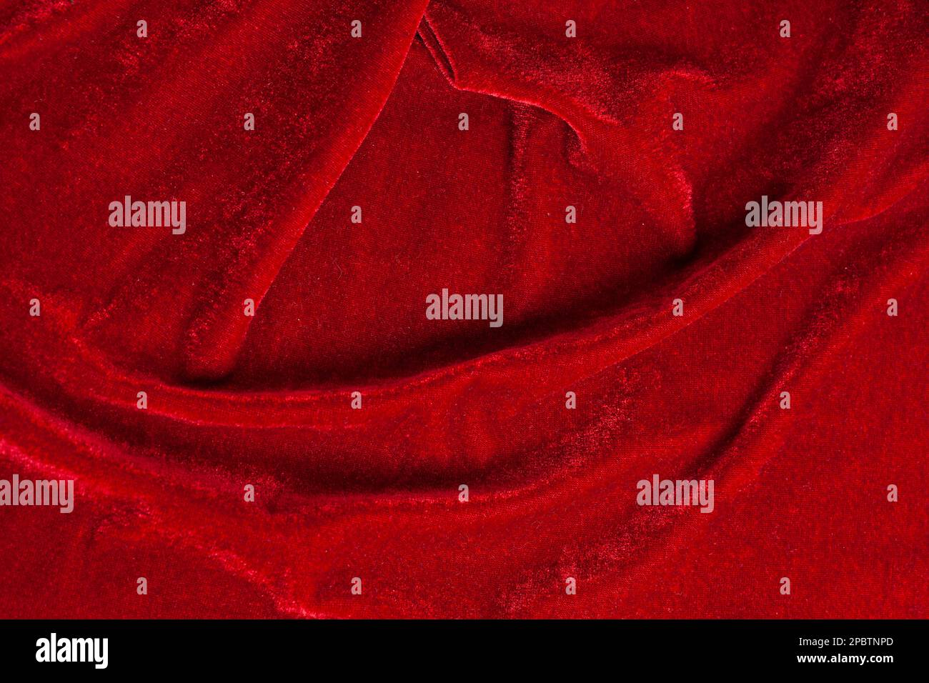 Red velour velvet texture waves hi-res stock photography and images - Alamy
