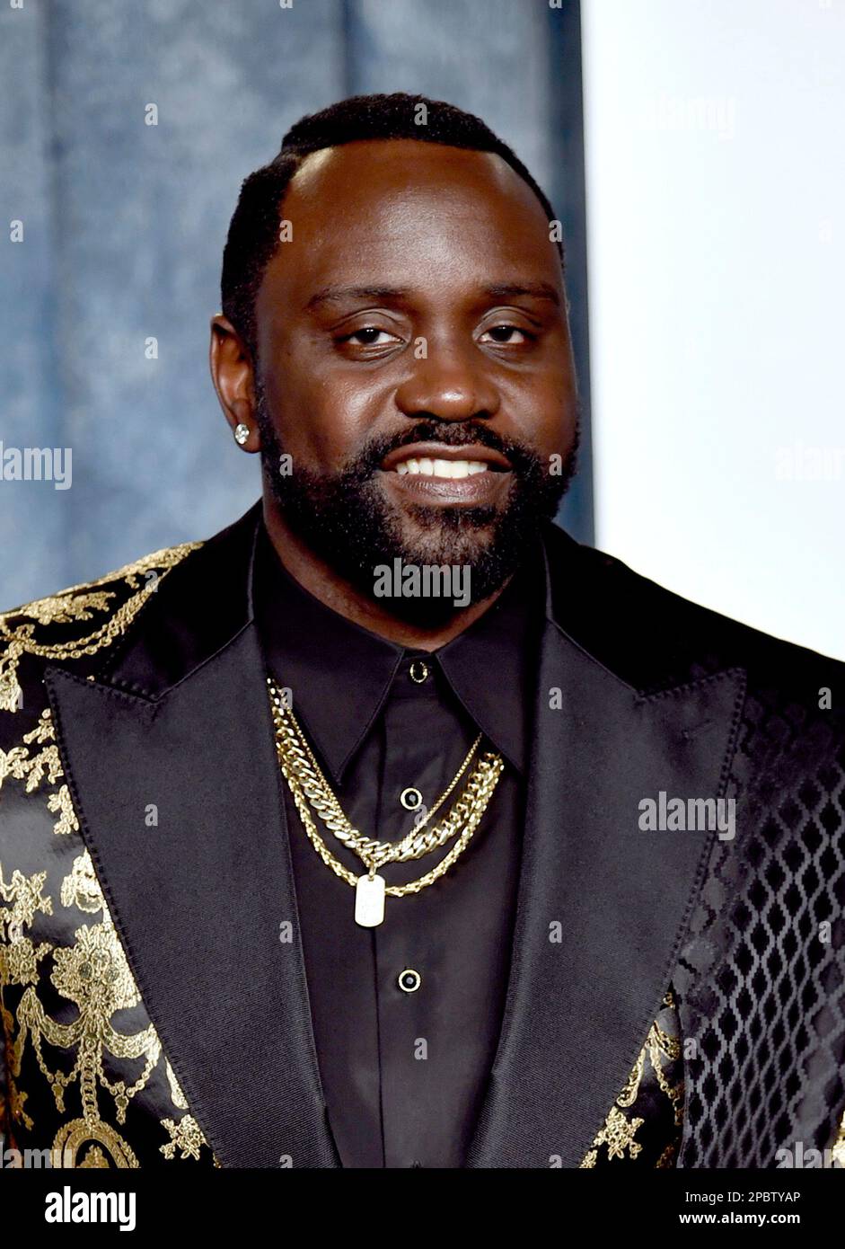 Brian Tyree Henry arrives at the Vanity Fair Oscar Party on Sunday