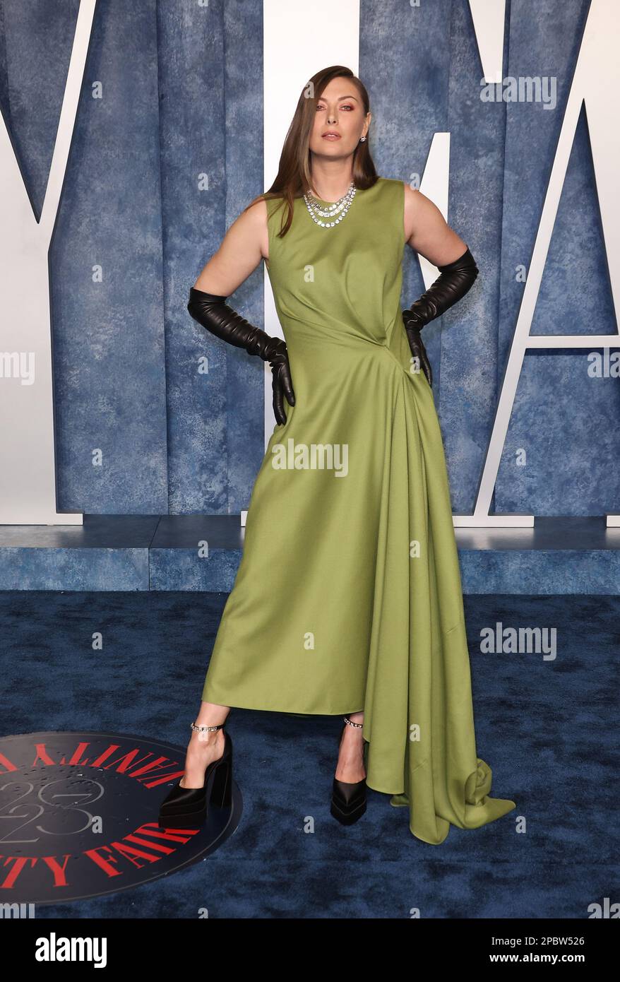 Maria Sharapova Attends The 2023 Vanity Fair Oscar Party At Wallis Annenberg Center For The 