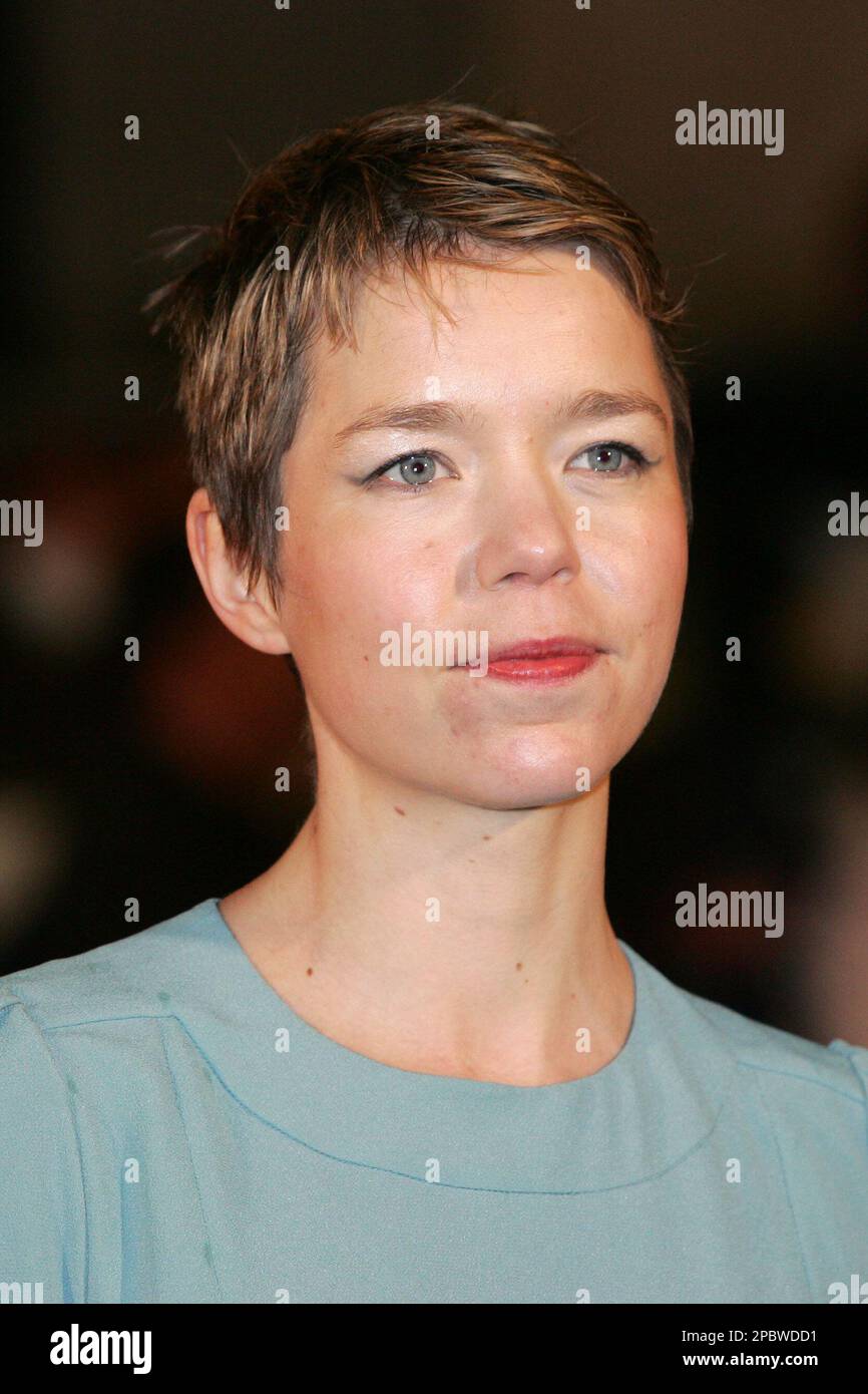 British actress Anna Maxwell Martin arrives for the World Premiere of