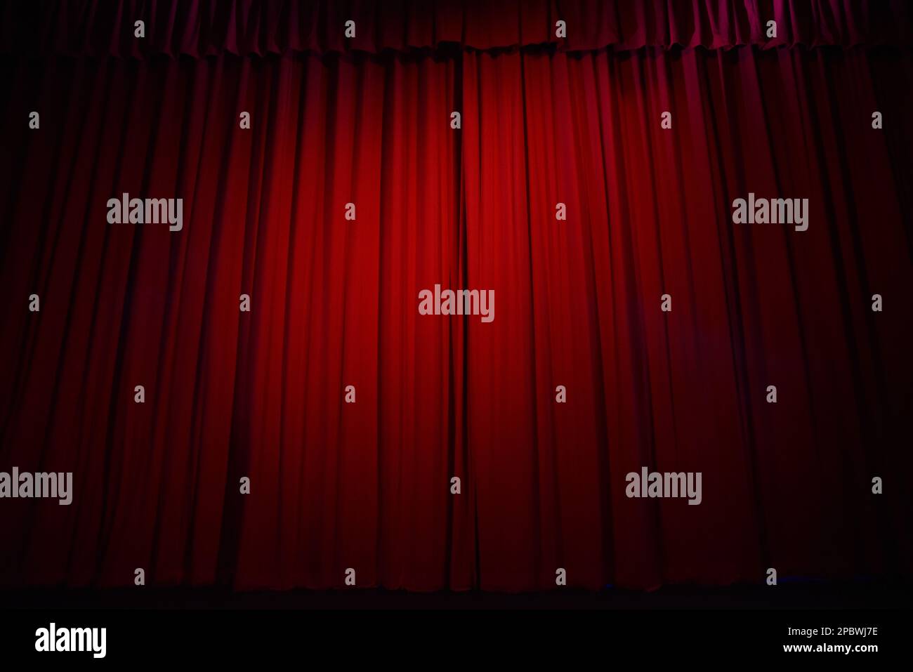Stage Curtain Stock Photo