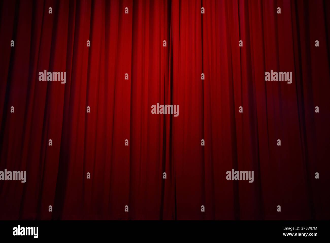 Stage Curtain Stock Photo