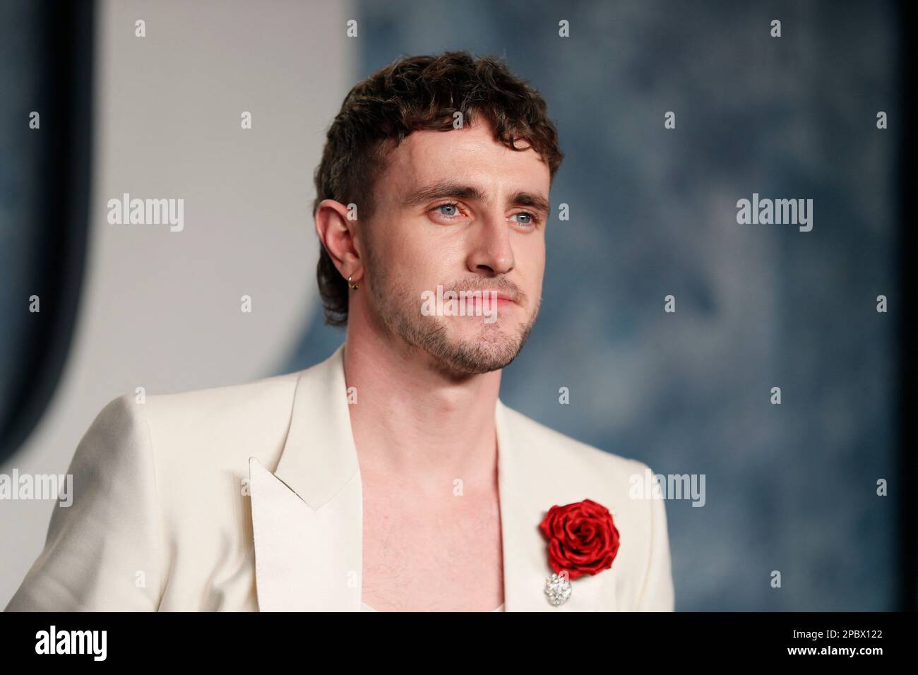 Paul Mescal arrives at the Vanity Fair Oscar party after the 95th