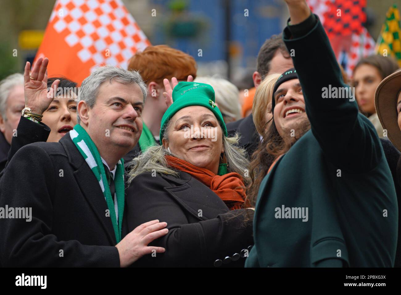 Martin Fraser - Irish Ambassador to London - posing for a selfie while ...