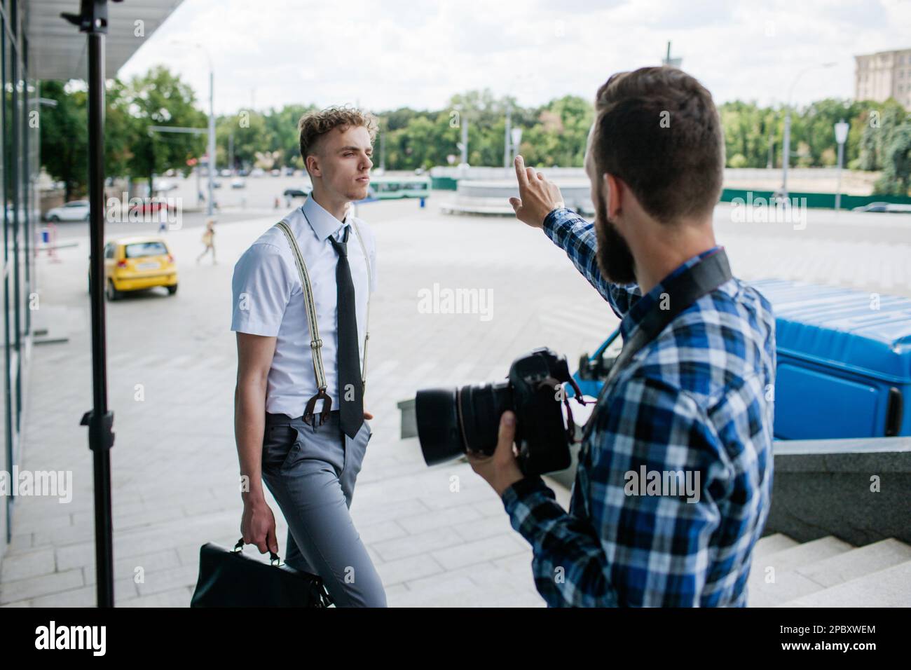 Photo Directions Example photographer directions creative ideas photoshoot Stock Photo - Alamy