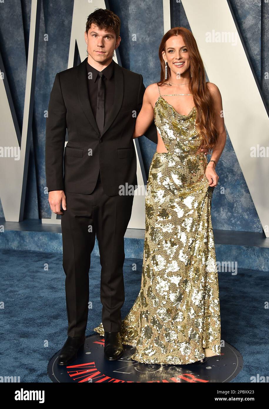 Beverly Hills, USA. 12th Mar, 2023. Riley Keough and Ben Smith-Petersen ...