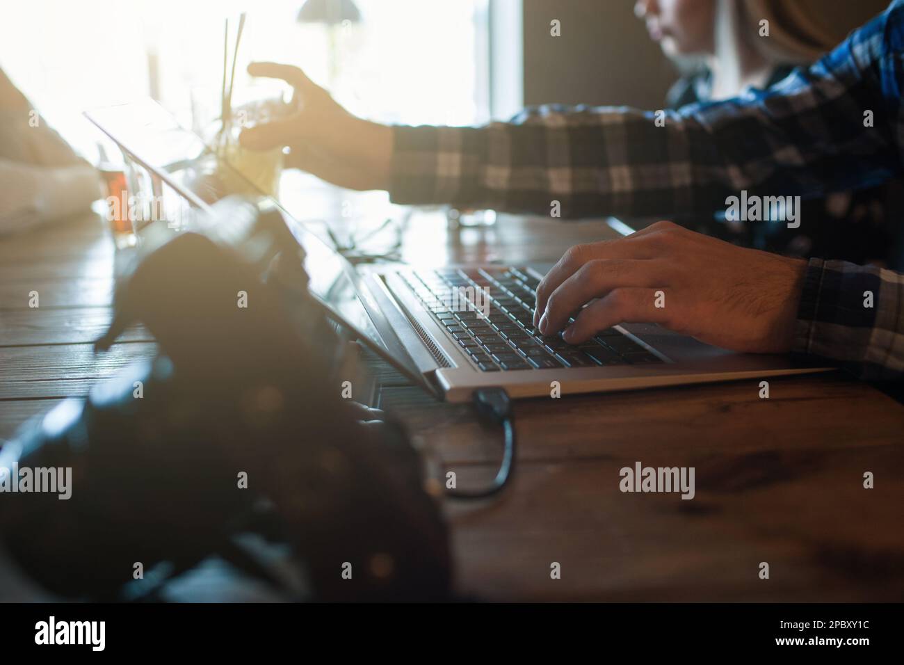 internet browsing work process web surfing Stock Photo