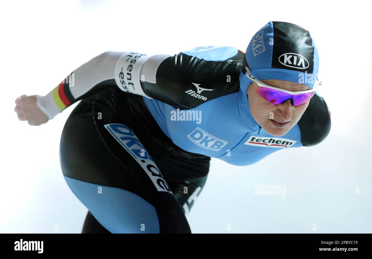 Germany's Daniela Anschuetz Thoms on her way to the 3rd place during ...