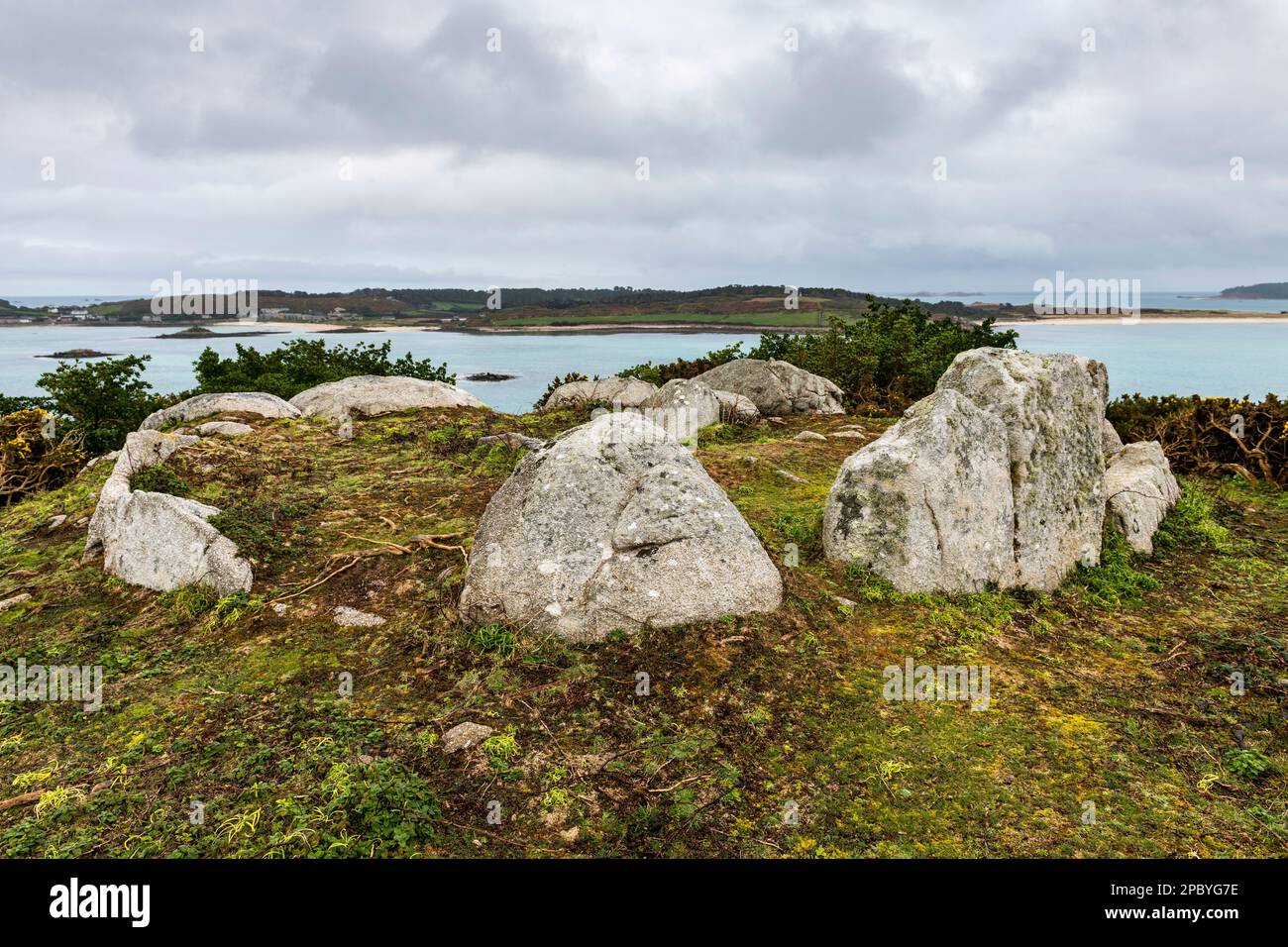 The remains of an Early Bronze Age burial cairn and settlement at ...