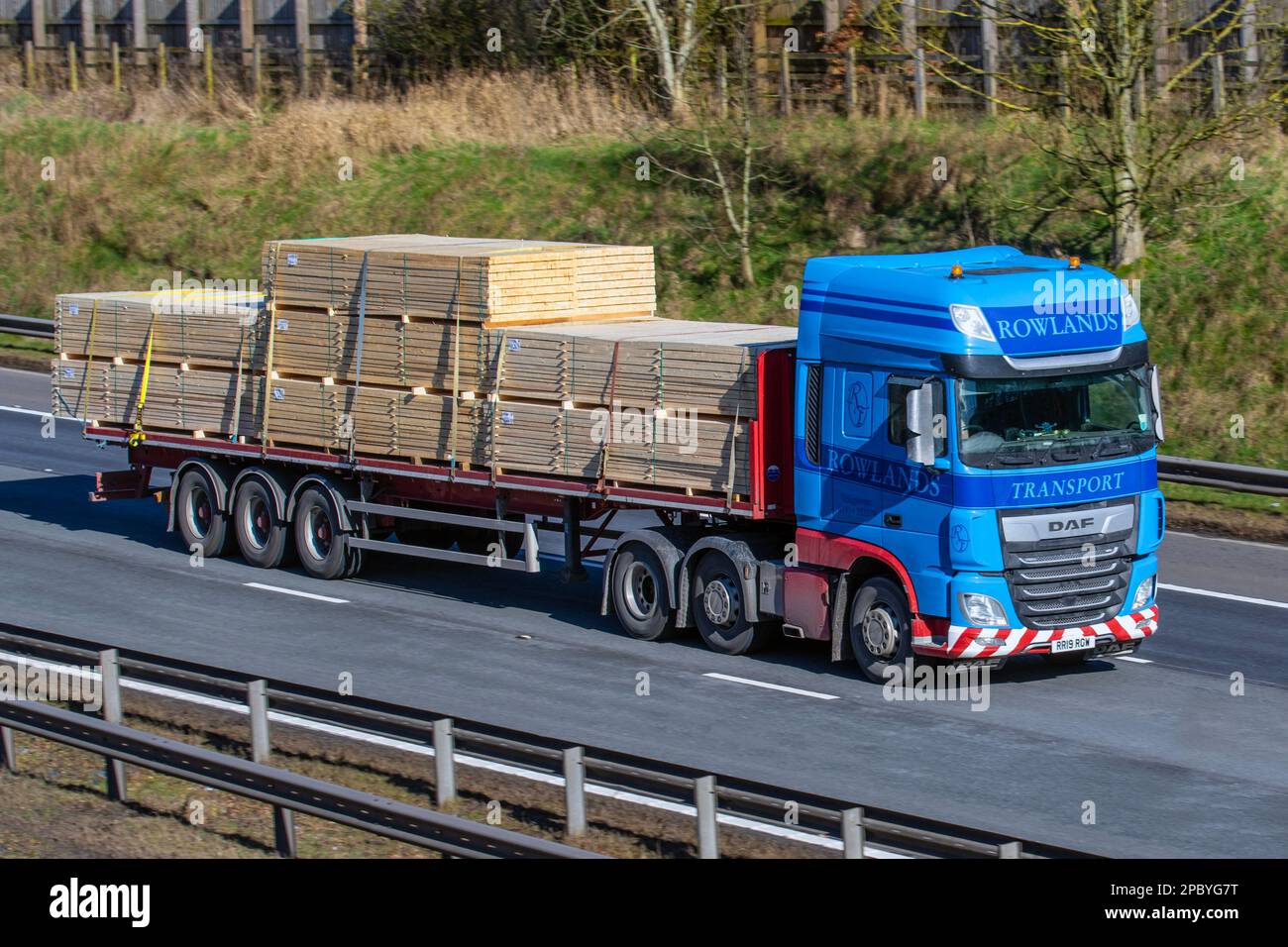 M6 motorway construction hi-res stock photography and images - Alamy