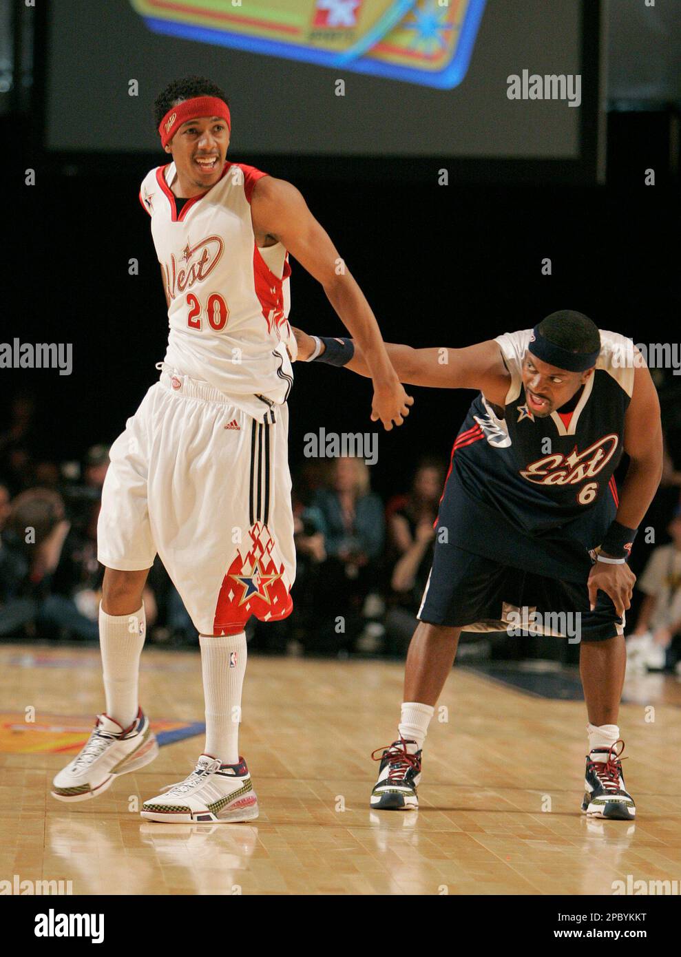 Celebrities At 2007 NBA All Star Game