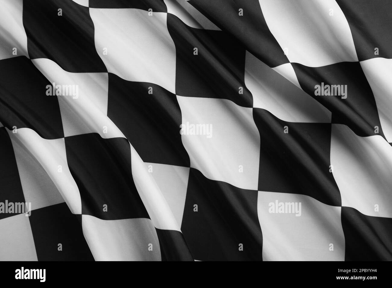Racing checkered flag as background, top view Stock Photo Alamy