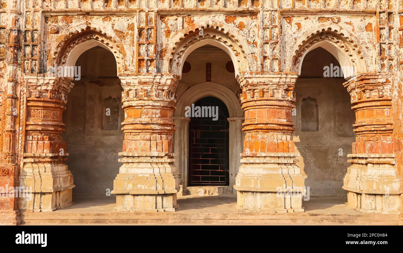 Red Bricks Temple of Lalji, Kalna, West Bengal, India Stock Photo Alamy