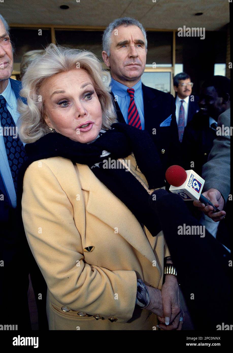** FILE ** Zsa Zsa Gabor is shown with her husband, Frederick von
