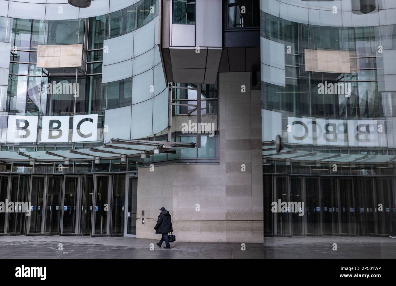 BBC, Broadcasting House, Portland Place, London, England, United Kingdom Stock Photo