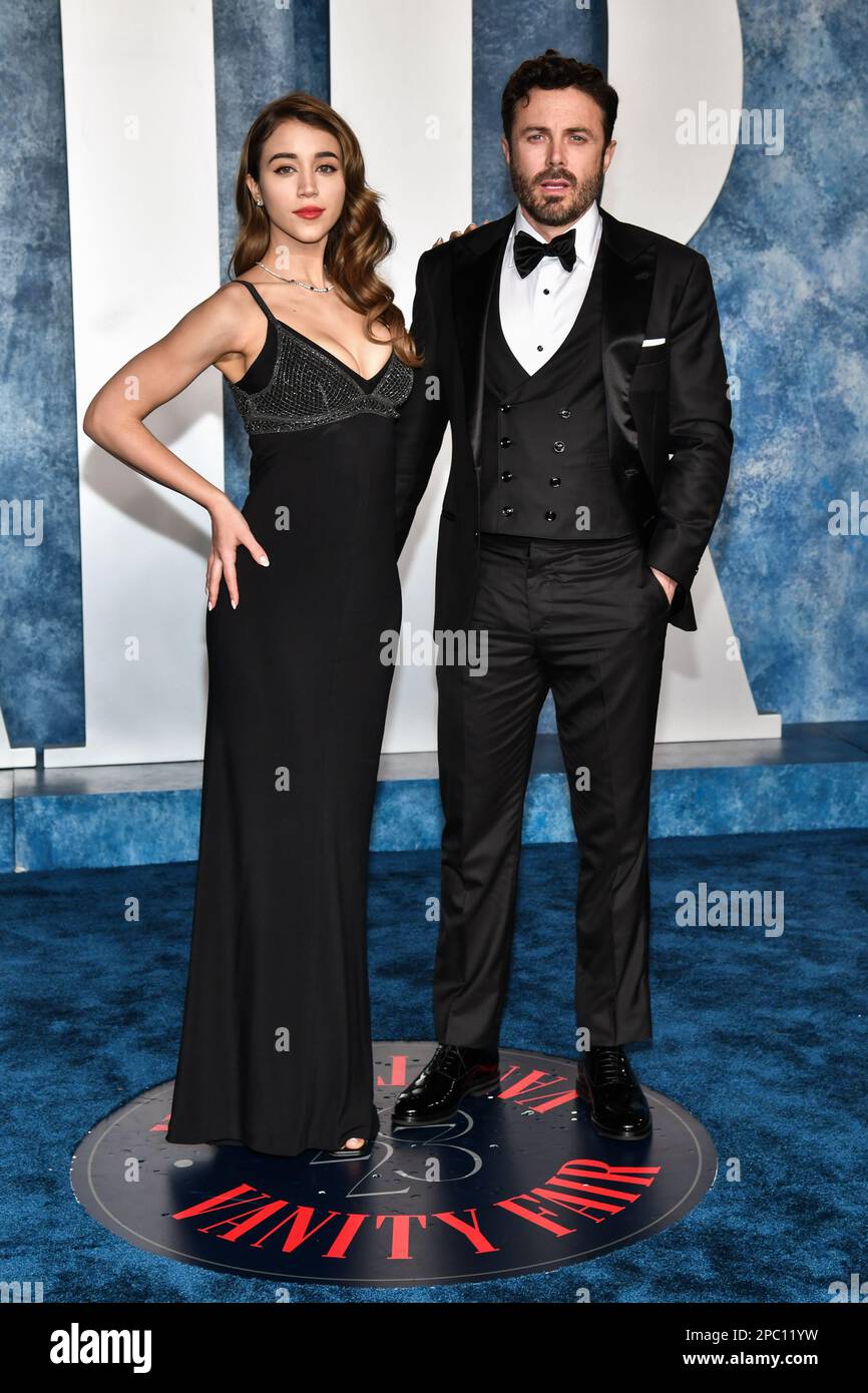Caylee Cowan, Casey Affleck at Vanity Fair Oscar Party / id