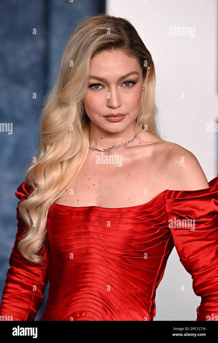 Los Angeles, USA. 13th Mar, 2023. Gigi Hadid arriving at the Vanity