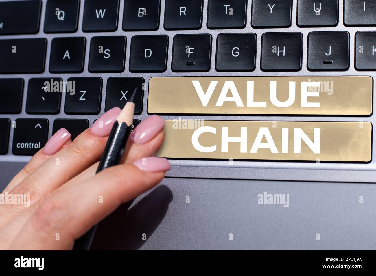 Handwriting text Value Chain. Business showcase Business manufacturing ...
