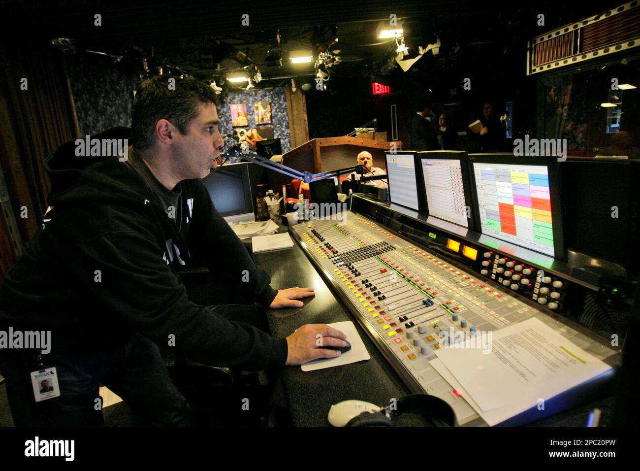 Gary Dell'Abate, producer of the "Howard Stern Show" gives a tour of