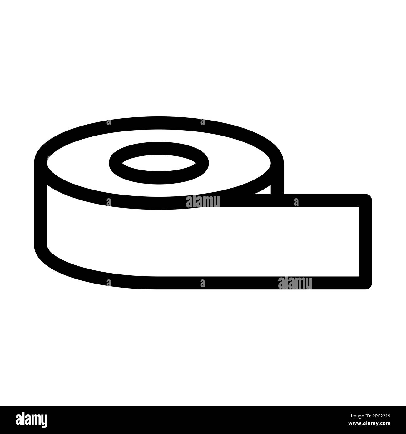 Duct Tape Vector Thick Line Icon For Personal And Commercial Use Stock