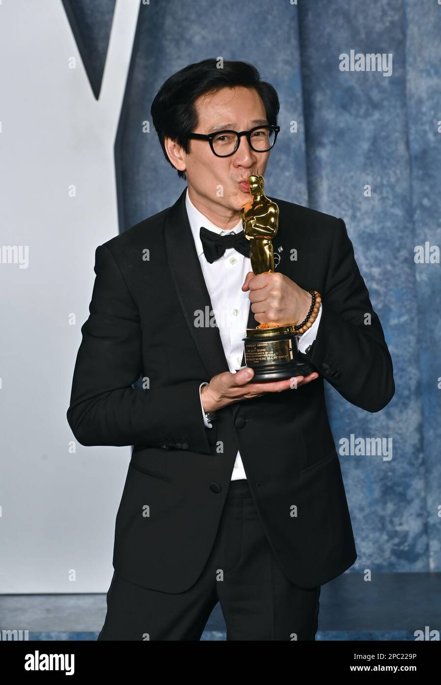 Beverly Hills, USA. 12th Mar, 2023. Ke Huy Quan at the 2023 Vanity Fair ...