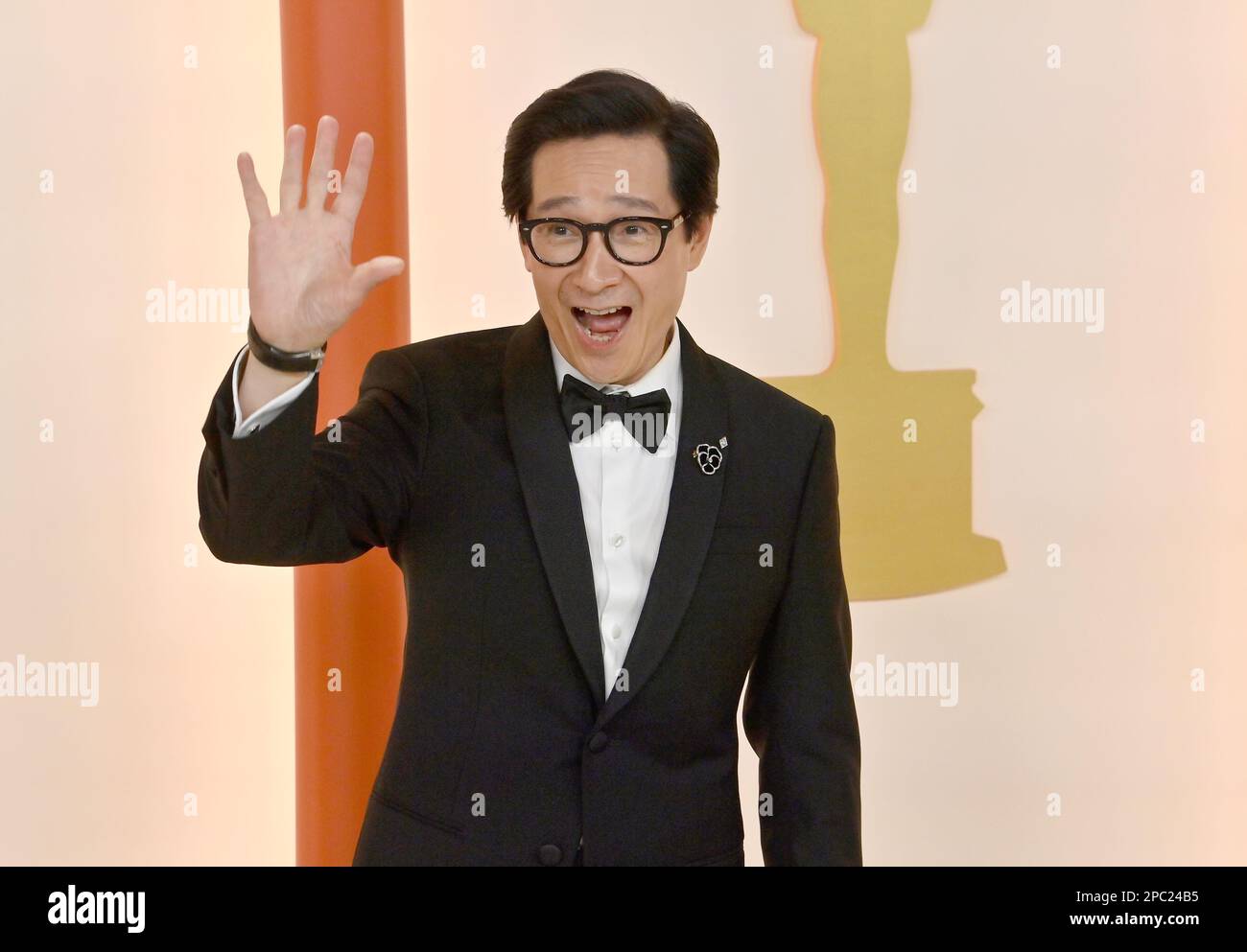 Ke Huy Quan attends the 95th annual Academy Awards at the Dolby Theatre ...