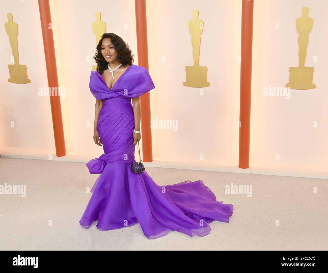 angela bassett purple dress Angela Bassett At Oscars 2023: Purple Dress  Hollywood Life