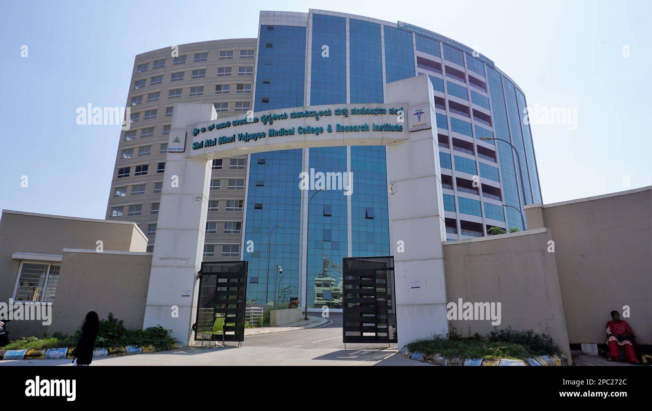 Bangalore,Karnataka,IndiaJanuary 01 2023 Beautiful architecture of