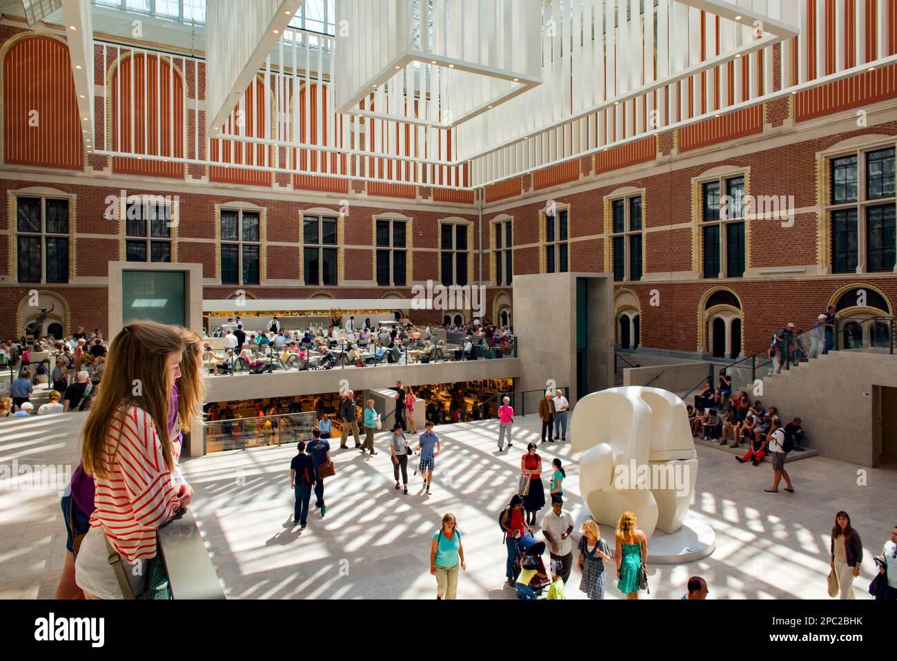 Pierre Cuypers designed Rijksmuseum, Museum Square, Amsterdam, Netherlands Stock Photo